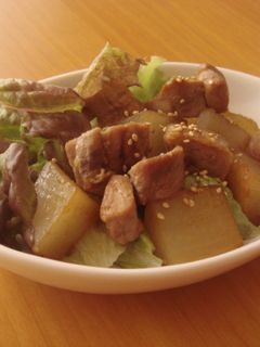 豚肉と大根の炒め煮-レシピのメイン写真