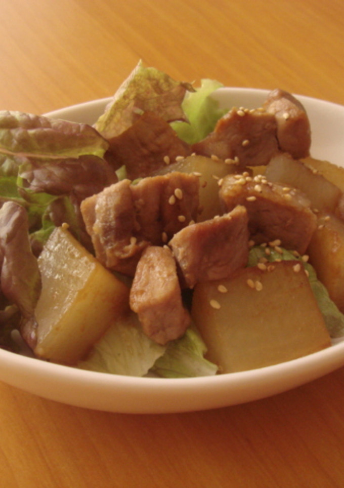 豚肉と大根の炒め煮-レシピのメイン写真