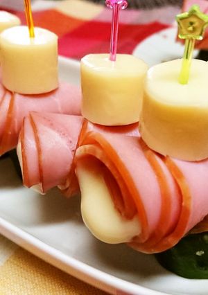 おつまみにもぴったり！【3色ピンチョス】-レシピのメイン写真