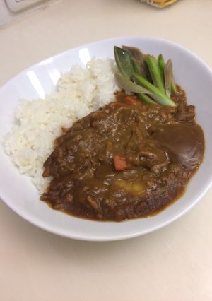 カレーグラパラリーフ添え 宇宙へGO-レシピのメイン写真