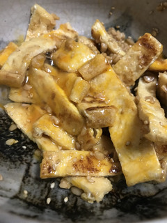 あっという間に完成油揚げのゴマ納豆和え-レシピのメイン写真