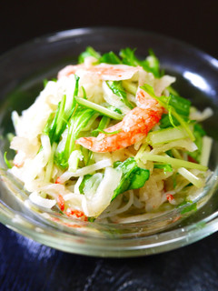水菜切り干し大根カニカマ☆はりはり酢の物-レシピのメイン写真