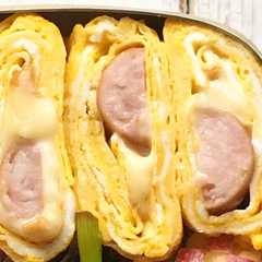 お弁当に！ウィンナーチーズ卵焼き-レシピのメイン写真