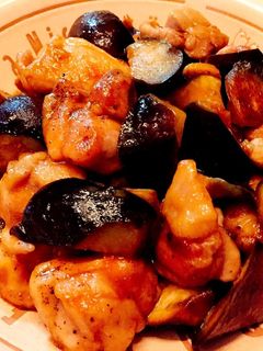 鶏肉となすの甘酢炒め-レシピのメイン写真