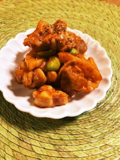簡単旨いレンコン鶏肉ケチャップ炒め-レシピのメイン写真