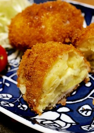 さつまいもの肉巻きコロッケ-レシピのメイン写真