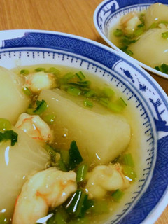 かぶのエビ塩あんかけ-レシピのメイン写真