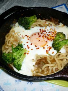 すき焼きの〆はやはりうどんね-レシピのメイン写真