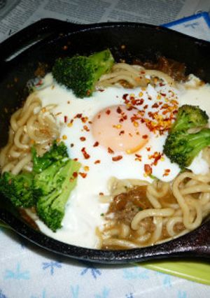 すき焼きの〆はやはりうどんね-レシピのメイン写真
