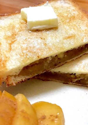 栗のホットサンド-レシピのメイン写真