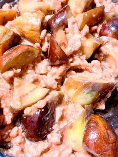 油なし!お家にあるもので辛くない麻婆茄子-レシピのメイン写真