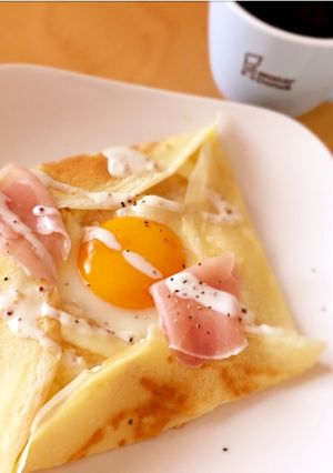薄力粉で時短簡単ガレット♪17/5/26-レシピのメイン写真