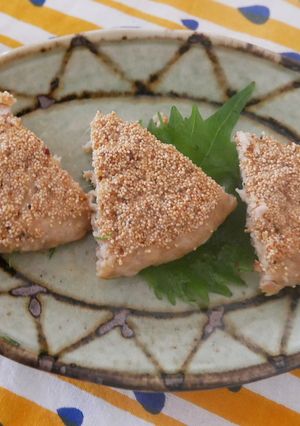 ポピーシードたっぷり、鶏のつくね-レシピのメイン写真
