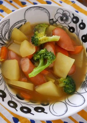 カレースープ、カルダモンの香り-レシピのメイン写真