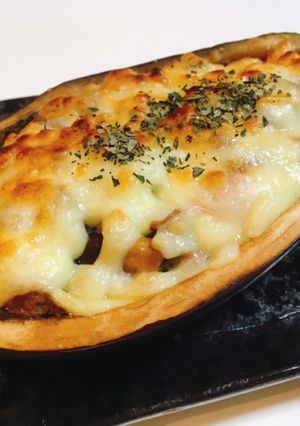 茄子まるごと！簡単味噌チーズグラタン-レシピのメイン写真