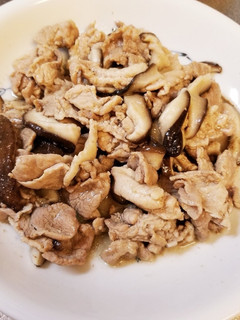 椎茸と豚肉のソテー❤-レシピのメイン写真