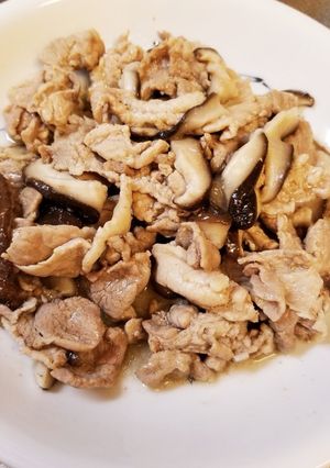椎茸と豚肉のソテー❤-レシピのメイン写真