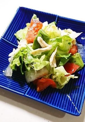 簡単！レタスと大根のシャキシャキサラダ-レシピのメイン写真