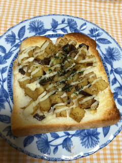 おかか昆布トースト-レシピのメイン写真