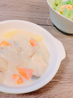 ルゥなし!米粉のとろとろクリームシチュー-レシピのメイン写真