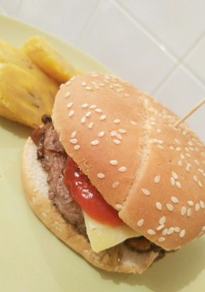 お家で簡単ハンバーガー♫-レシピのメイン写真