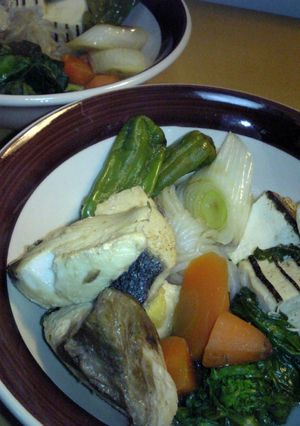 ブリといろいろ野菜の焼き煮♪-レシピのメイン写真