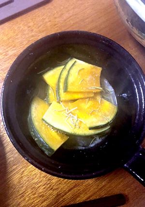 かぼちゃとローズマリーのバター蒸し-レシピのメイン写真