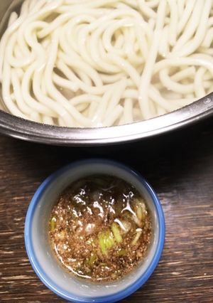 釜揚げうどんのつゆに…エゴマパウダー-レシピのメイン写真