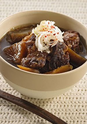 はちみつでこっくり♪牛すじ煮-レシピのメイン写真