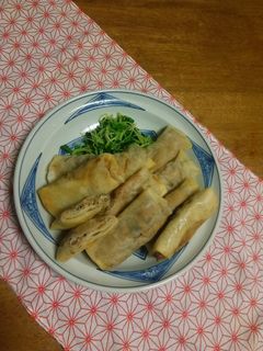 きのこ春巻き-レシピのメイン写真