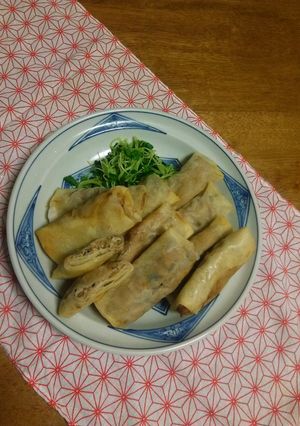 きのこ春巻き-レシピのメイン写真