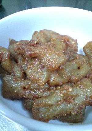 簡単こんにゃく炒め〜焼肉のタレで〜-レシピのメイン写真