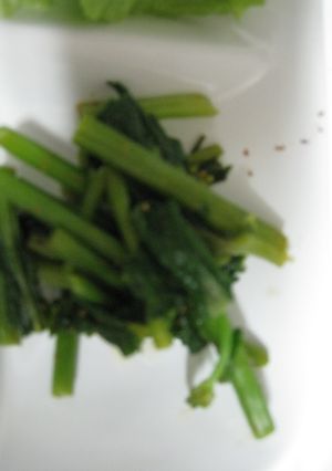 スシ酢活用！菜の花のすっぱ和え-レシピのメイン写真