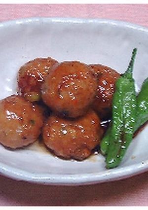 照焼きれんこん・ごぼう入り鶏だんご-レシピのメイン写真