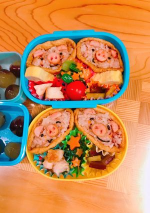 3歳5ヶ月 1歳8ヶ月弁当30.11.2-レシピのメイン写真