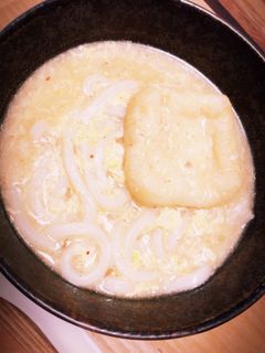食べる麻辣醤であんかけうどん-レシピのメイン写真