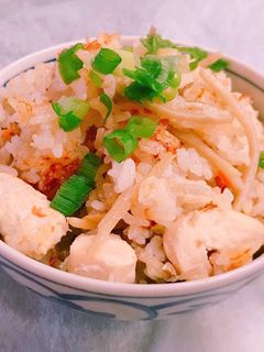 簡単!きんぴらで鶏ごぼうの炊き込みご飯-レシピのメイン写真