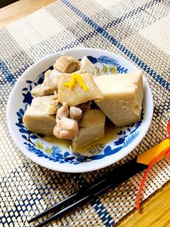 八つ頭 (やつがしら)と鶏肉の煮物-レシピのメイン写真