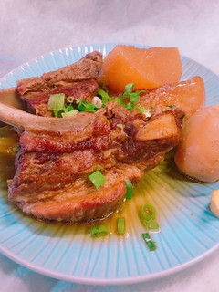 圧力鍋で!柔らかスペアリブと大根の煮込み-レシピのメイン写真