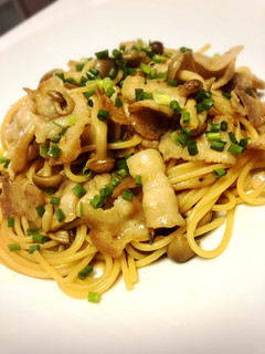 簡単!!豚肉としめじの和風パスタ-レシピのメイン写真