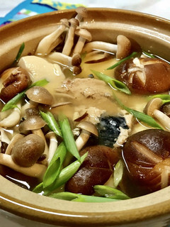 キノコのシャブシャブ+鯖缶豆腐+プチ鍋-レシピのメイン写真