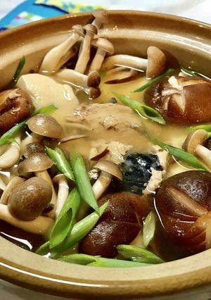キノコのシャブシャブ+鯖缶豆腐+プチ鍋-レシピのメイン写真