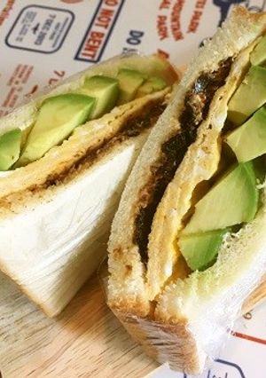 佃煮昆布のアボカドサンド-レシピのメイン写真