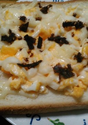 和っパン★おかか昆布の卵チーズトースト-レシピのメイン写真