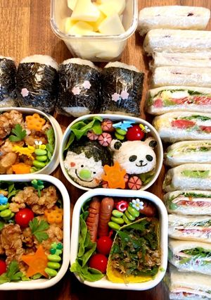 バス遠足のお弁当 2018-レシピのメイン写真