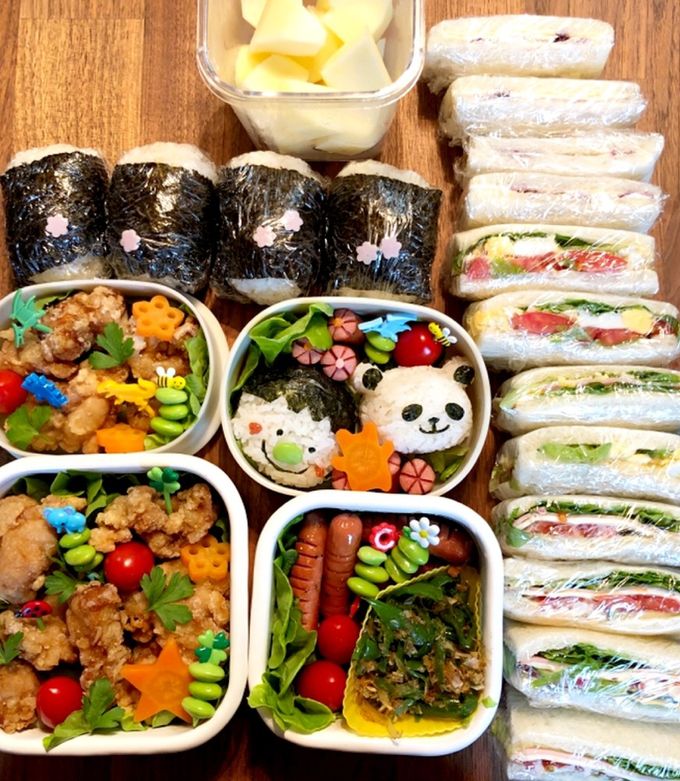 バス遠足のお弁当 2018 by miharun327 【クックパッド】 簡単おいしい