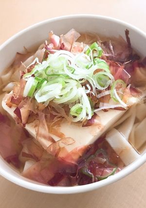 ぶっちゃんきしめん【豆腐×きしめん】-レシピのメイン写真