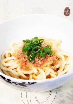 超簡単♡茹でて混ぜるだけの釜たまうどん♪-レシピのメイン写真
