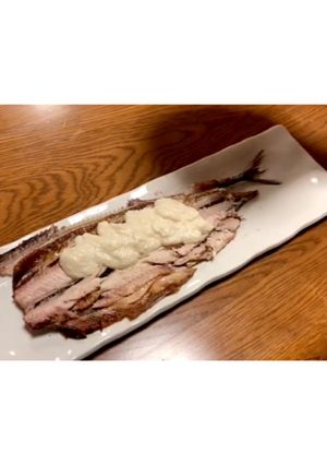 ぶっちゃんサンマ【豆腐×さんまの塩焼き】-レシピのメイン写真