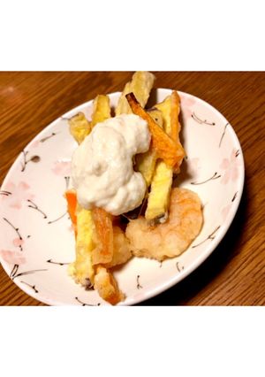 かき揚ぶっちゃん【豆腐×かき揚】-レシピのメイン写真